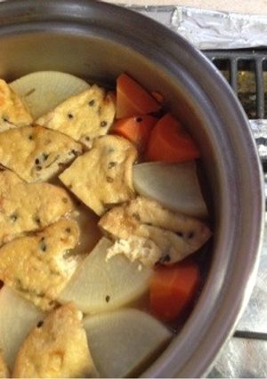 ホッとする味~簡単がんもの煮物◎-レシピのメイン写真
