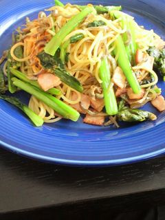 小松菜とカリカリじゃこの和風パスタ-レシピのメイン写真