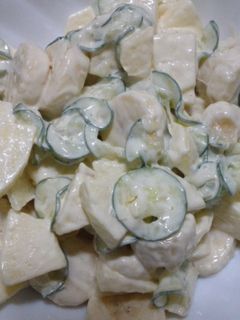 簡単☆りんごとバナナのフルーツサラダ-レシピのメイン写真