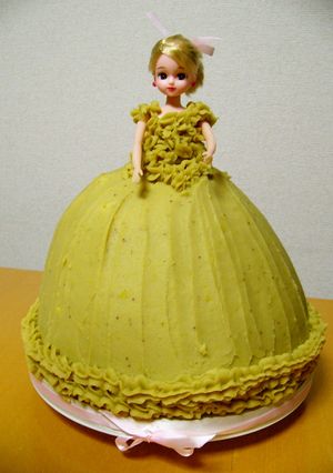 米粉の★りかちゃん人形★ドールケーキ-レシピのメイン写真