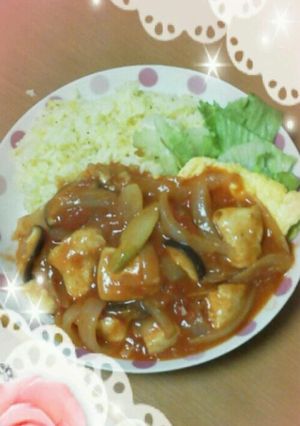 トマト缶で簡単☆チキン.ハヤシライス☆-レシピのメイン写真