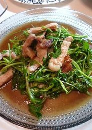 塩麹♪豚肉とクレソンの炒め物☆-レシピのメイン写真