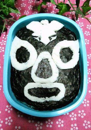 懐かしキャラ弁☆仮面ライダーのショッカー-レシピのメイン写真