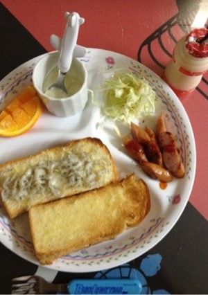 簡単カルシウム子供の朝ご飯-レシピのメイン写真