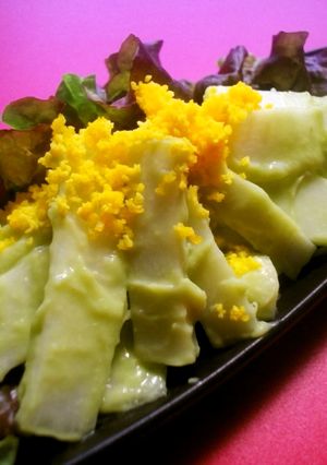 旬♪簡単ウドのアボカド酢味噌和え♪-レシピのメイン写真