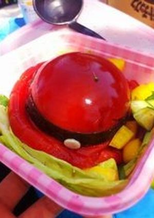 ★赤い彗星★シャア専用ザクのトマトゼリー-レシピのメイン写真
