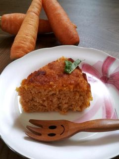 食べてキレイに!ハマるおから人参ケーキ-レシピのメイン写真