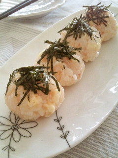 長芋めんたいチーズおにぎり-レシピのメイン写真