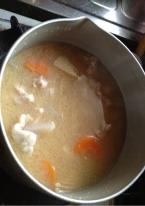 おでん煮物リメイク豚汁☆-レシピのメイン写真