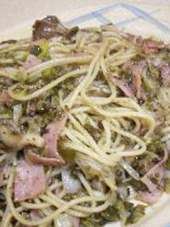 ベーコンとまいたけの和風パスタ-レシピのメイン写真
