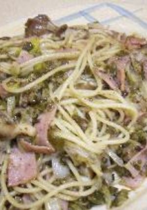 ベーコンとまいたけの和風パスタ-レシピのメイン写真
