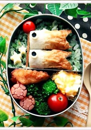 ｷｬﾗ弁☆簡単ちくわDEこいのぼり-レシピのメイン写真