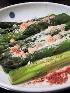 アスパラガスのパルメザンチーズ焼き-レシピのメイン写真