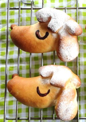 いぬのパン★プードルのクリームパン-レシピのメイン写真