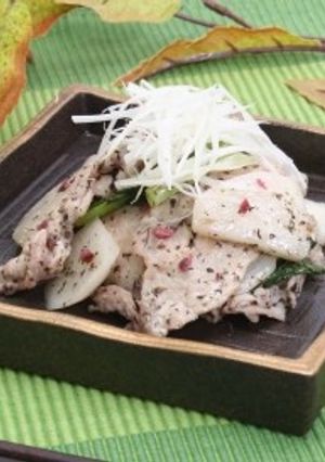 豚肉とかぶのさっぱりスタミナ炒め-レシピのメイン写真