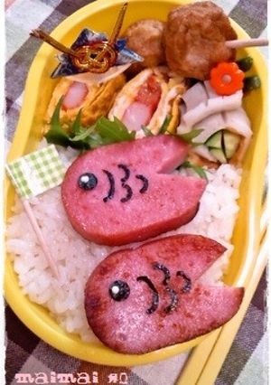 子供の日＊キャラ弁＊ハムdeこいのぼり-レシピのメイン写真