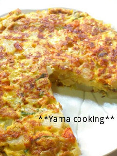 しそマヨチーズのスパニッシュオムレツ☆-レシピのメイン写真