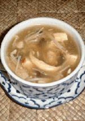 とうふのホット&サワ－ス－プ-レシピのメイン写真