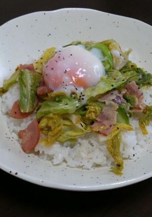 春キャベツ丼-レシピのメイン写真