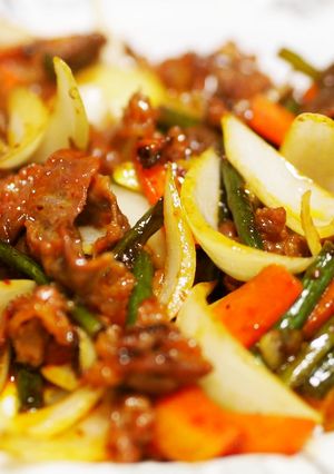 わりと普通の？カルビ野菜炒め-レシピのメイン写真