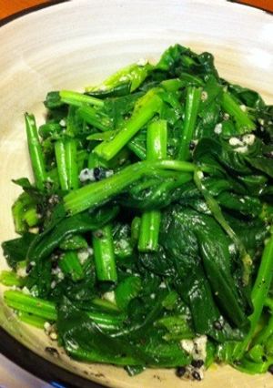 ほうれん草の塩麹胡麻和え-レシピのメイン写真