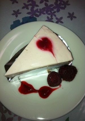 ラズベリーのレアチーズケーキ-レシピのメイン写真