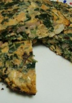 ホウレン草のケチャップ入りオムレツお弁当-レシピのメイン写真