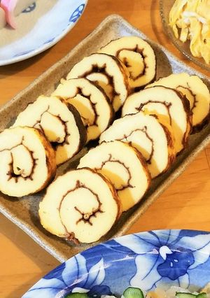 玉子焼き機で作る伊達巻-レシピのメイン写真