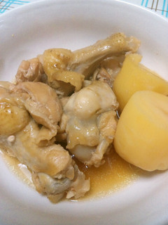 手羽元とじゃがいものほっこり煮~圧力鍋で-レシピのメイン写真