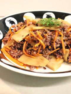 美味★筍の炒め煮(煮物)利用のチャーハン-レシピのメイン写真
