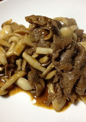 牛肉ときのこのデミグラス炒め-レシピのメイン写真
