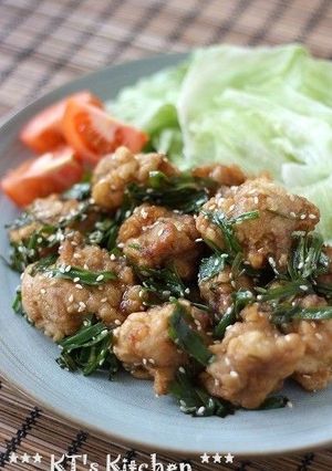 鶏のからあげ★ニラ甘酢　-レシピのメイン写真