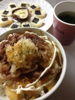 カリカリ豚のピリ辛丼-レシピのメイン写真