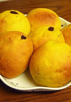 決定版☆ふっくらレーズンかぼちゃパン-レシピのメイン写真
