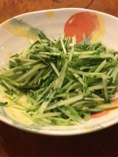 水菜のオリーブ油炒め-レシピのメイン写真
