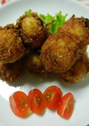 塩こうじdeうずらの卵の串揚げ♪-レシピのメイン写真