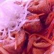竹輪の肉巻きカレー南蛮♪