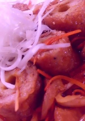 竹輪の肉巻きカレー南蛮♪-レシピのメイン写真