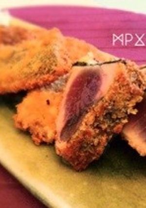 簡単！激うま！ミディアムレアの鰹フライ-レシピのメイン写真