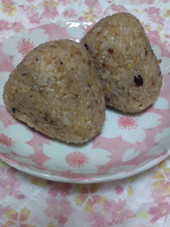 めんつゆ味の甘口おにぎり-レシピのメイン写真