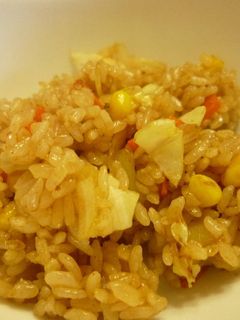 余っちゃう粉末ソースで☆やきそばごはん-レシピのメイン写真