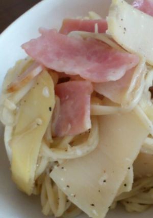きのこたけのこベーコン炒め-レシピのメイン写真
