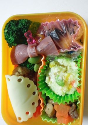可愛くないお弁当を可愛く!(おかず)-レシピのメイン写真
