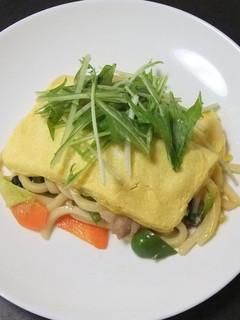 オム・うどん-レシピのメイン写真