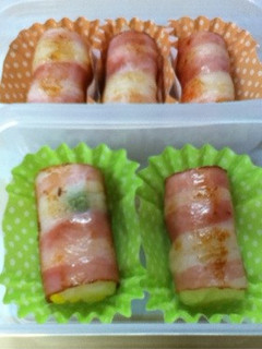 お弁当にじゃがいものベーコン巻き-レシピのメイン写真