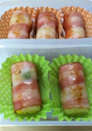 お弁当にじゃがいものベーコン巻き-レシピのメイン写真