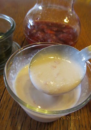 いちご酵素の豆乳割り-レシピのメイン写真