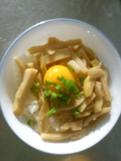 お一人様ランチ*シナチクごはん-レシピのメイン写真