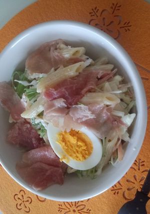 塩麹でサラダパスタ-レシピのメイン写真