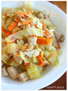 簡単でご飯が進む野菜炒め☆ぱらっと醤油♡-レシピのメイン写真